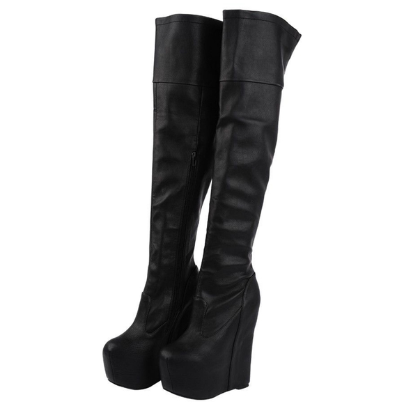Jeffrey Campbell Shoes - Jeffrey Campbell Daredevil Thigh High Boots